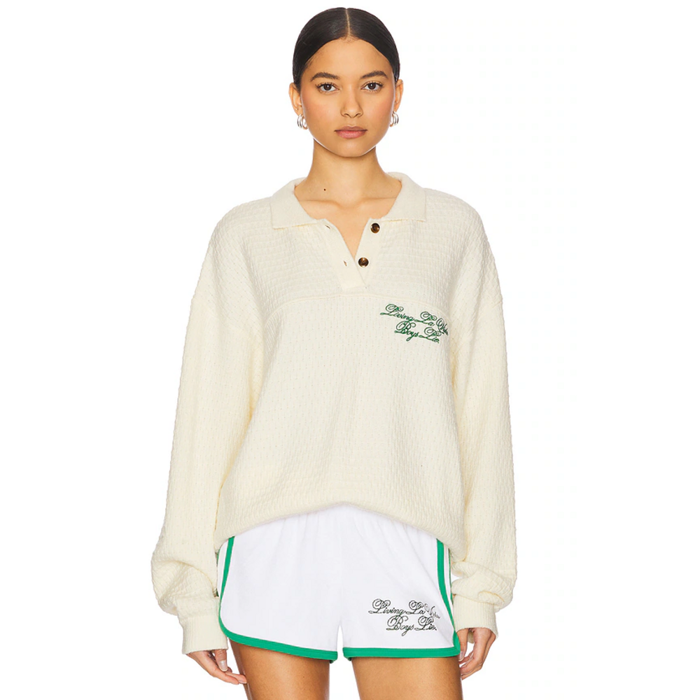 BOYS LIE Living La Vida Presley Pullover in White